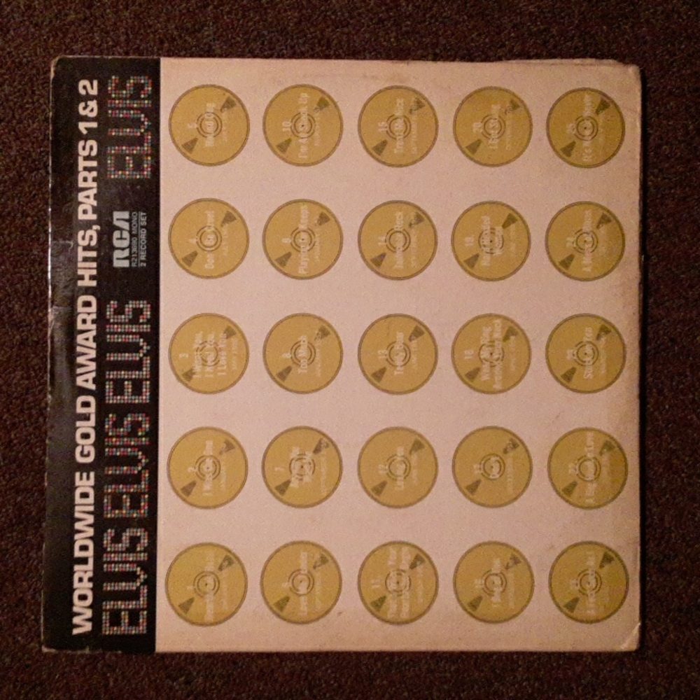 ELVIS PRESLEY  Worldwide Gold Award Hits Parts  1&2 Vinyl Albums
